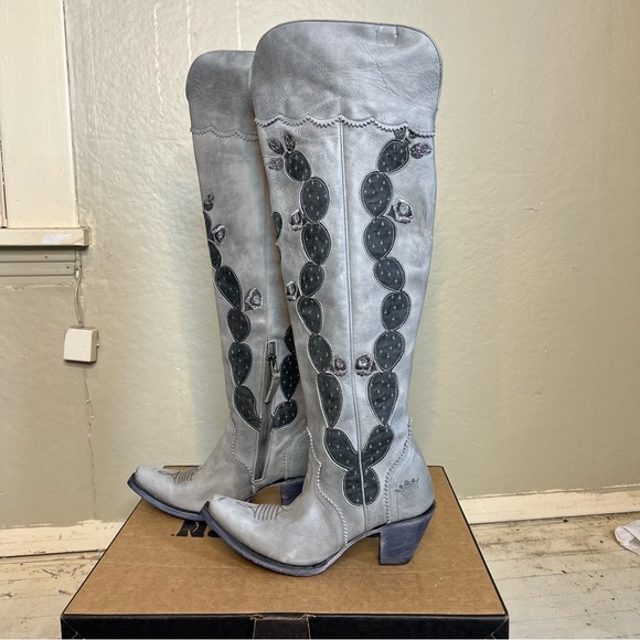 Junk Gypsy X Lane OTK cactus boots - Picture 4 of 10